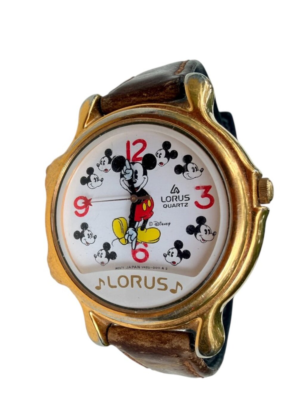 Lorus Walt Disney Musical Mickey Mouse Quartz Watch Untested Needs Battery